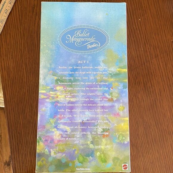 Vintage 2000 Mattel Ballet Masquerade Barbie new in box - Picture 5 of 5